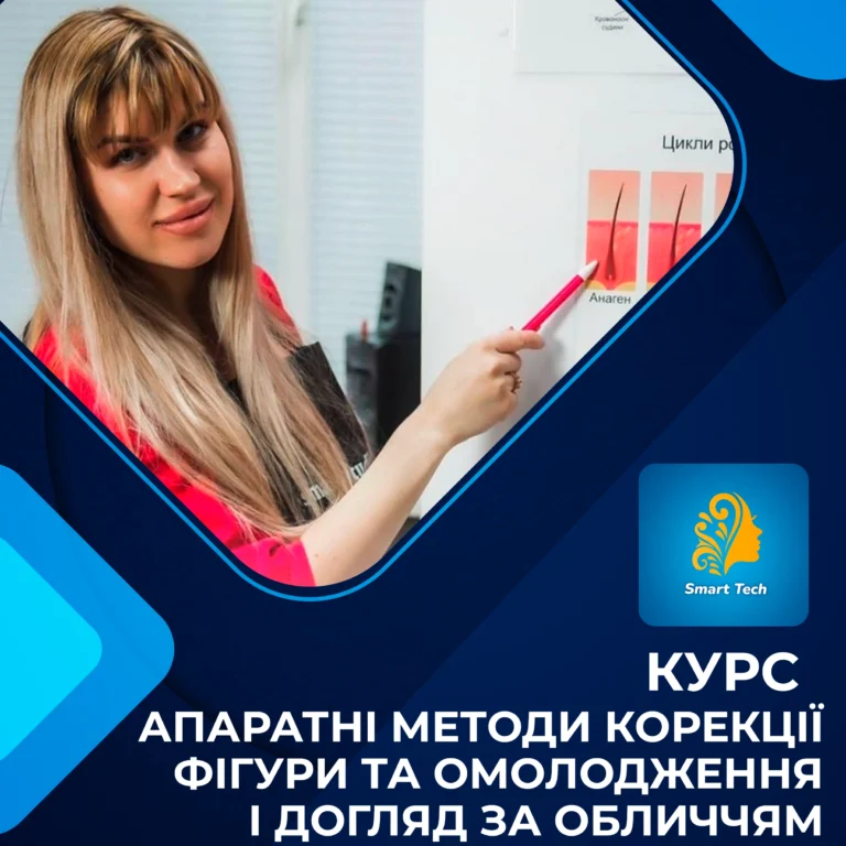 Курс «Апаратні методи корекції фігури та омолодження, догляд за обличчям»